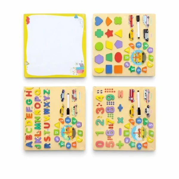 Avira Wooden Puzzle with White Board 30x30cm